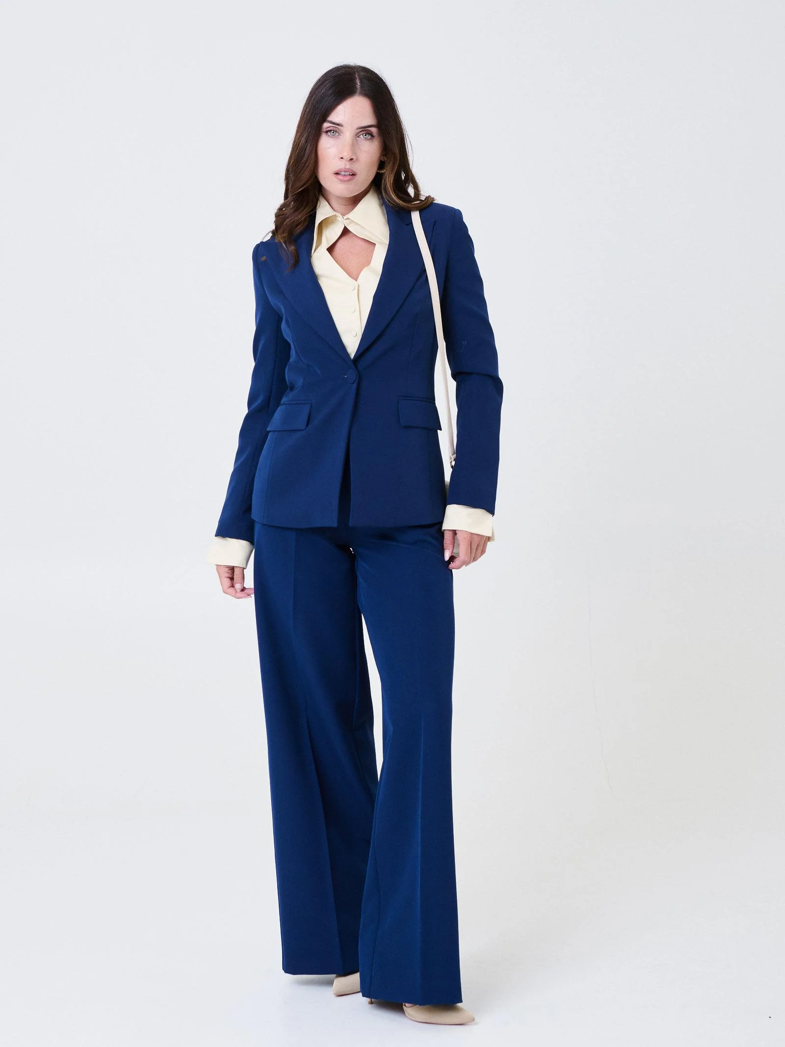 Pantalone ampio Silence Limited blu navy - Image 4