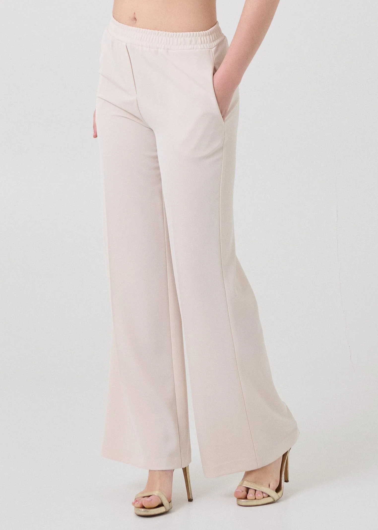 Pantalone Armoire burro elasticizzato in vita - Image 2