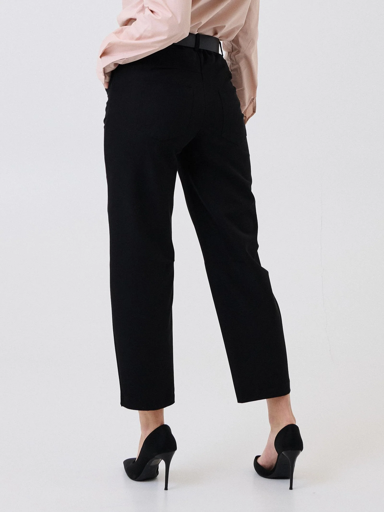 Pantalone Armoire nero elasticizzato in vita - Image 3