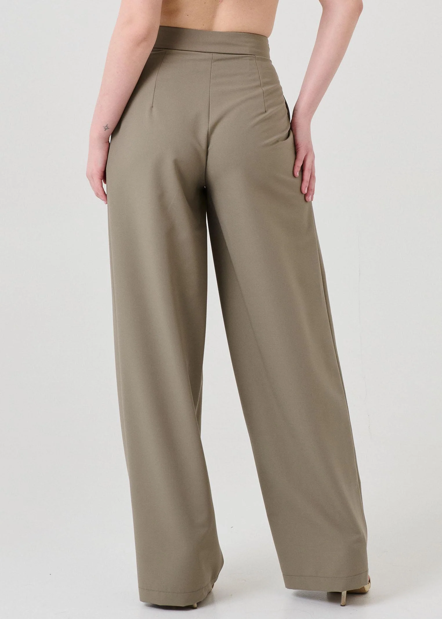 Pantalone Bohemian Vì verde oliva - Image 3