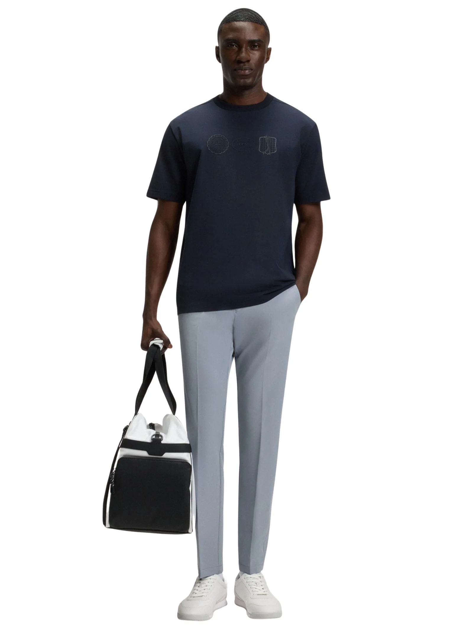 Pantalone Boss azzurro - Image 4