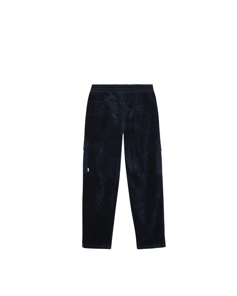 Pantalone cargo Boss blu navy in velluto - Image 2
