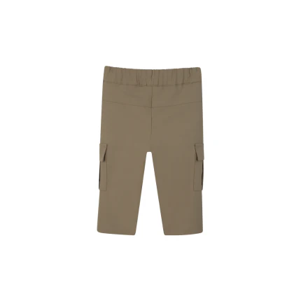 Pantalone cargo Boss fango con coulisse in vita - Image 2