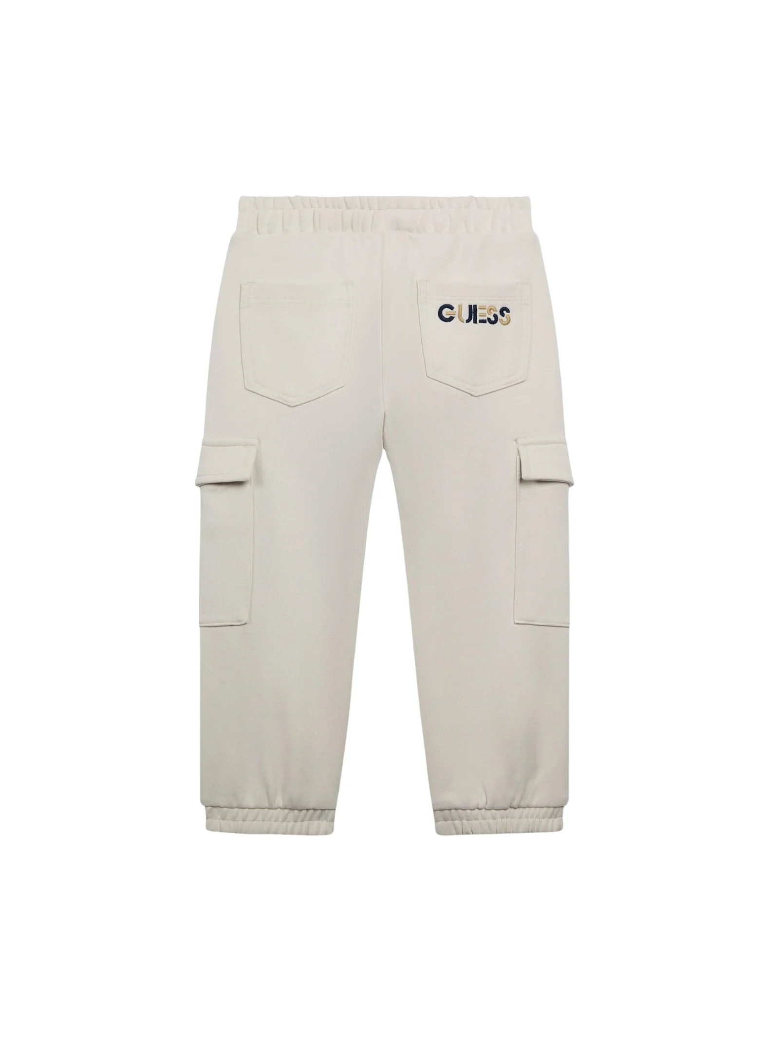 Pantalone cargo Guess beige con logo posteriore - Image 2