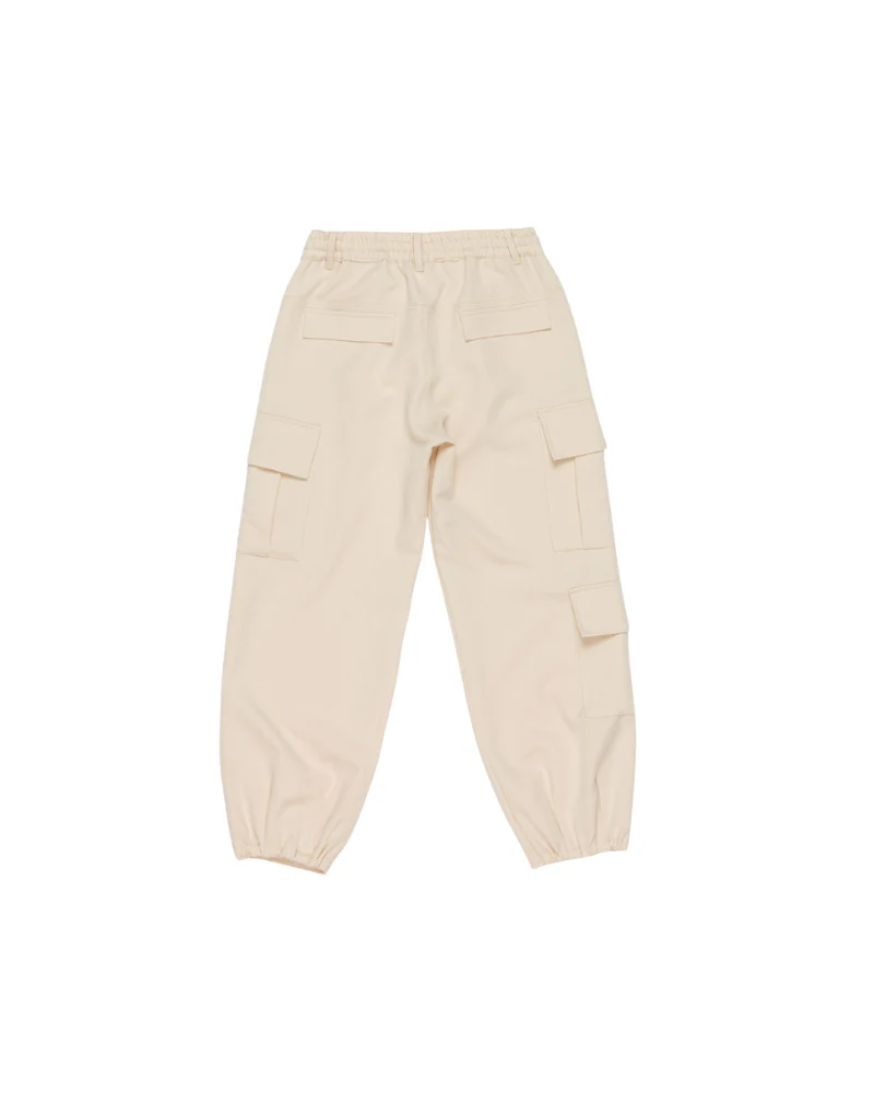 Pantalone cargo Lulù Miss Grant beige - Image 2