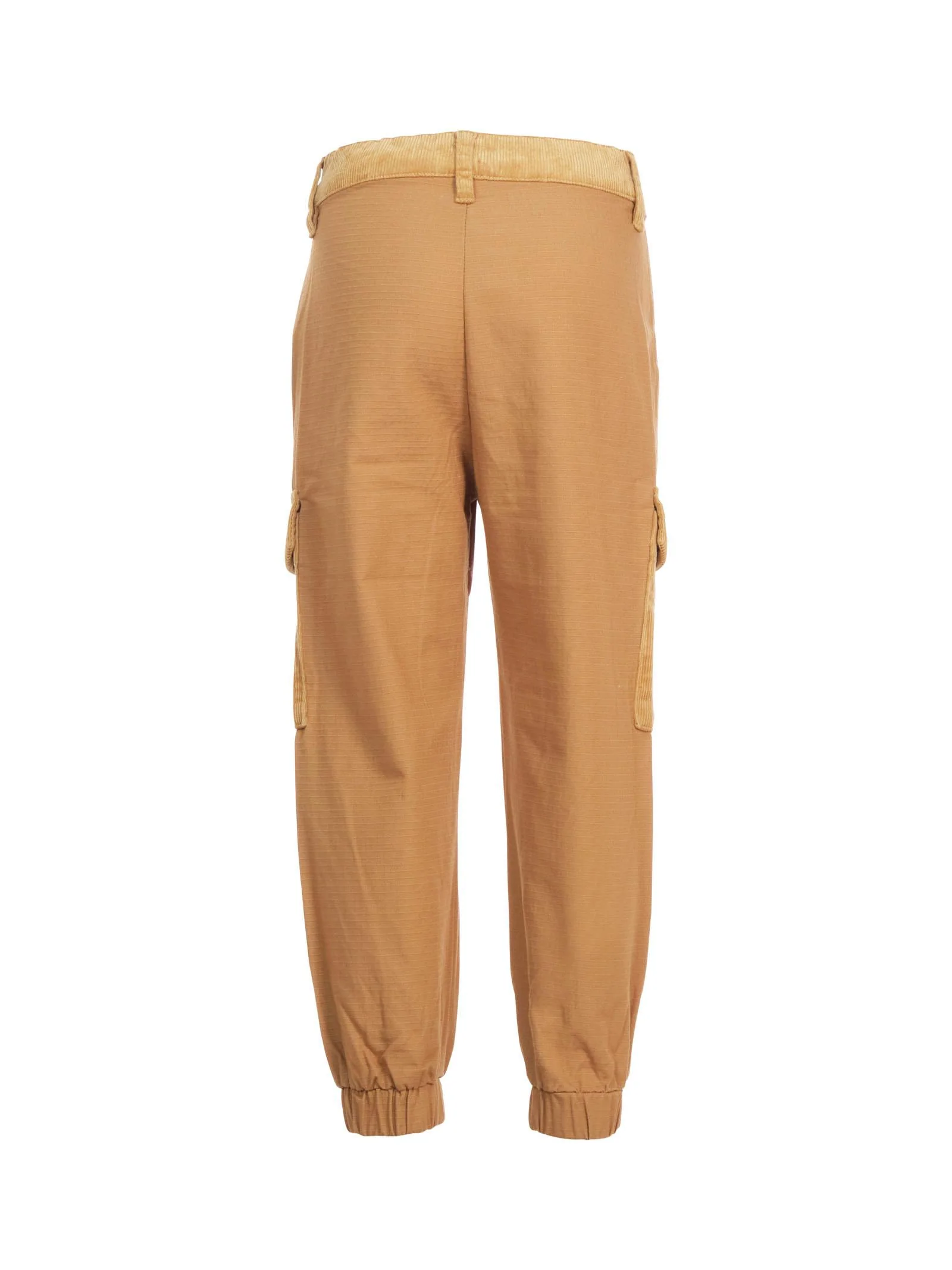 Pantalone cargo Moschino cammello con patch logo orsetto - Image 3