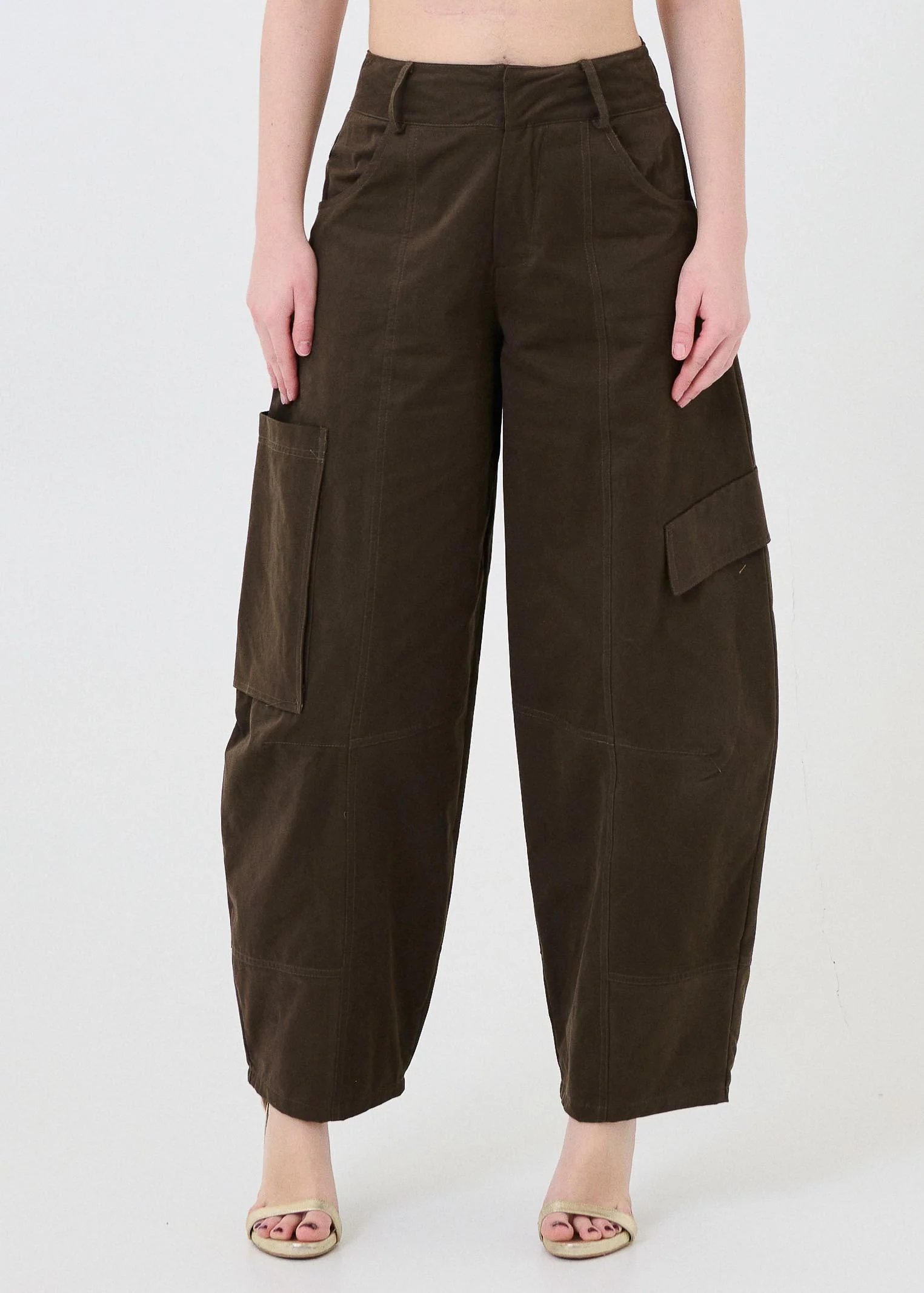 Pantalone cargo Vicolo verde militare
