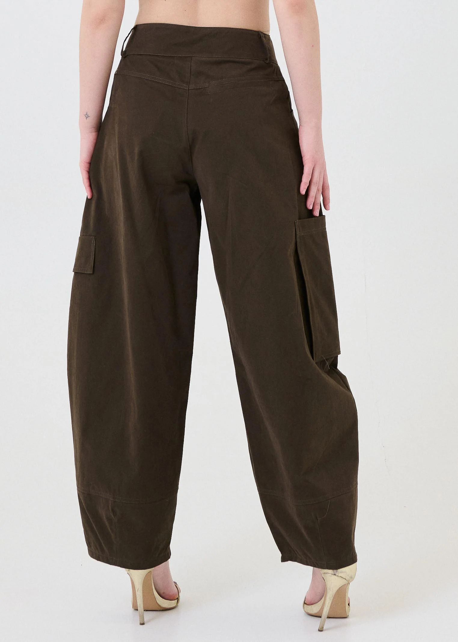 Pantalone cargo Vicolo verde militare - Image 3