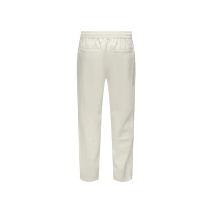 Pantalone con coulisse Only & Sons bianco - Image 2
