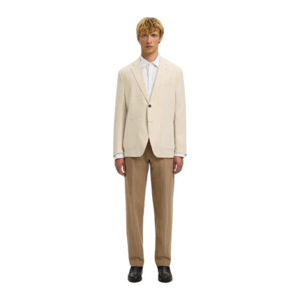 Pantalone con coulisse Selected marrone - Image 3