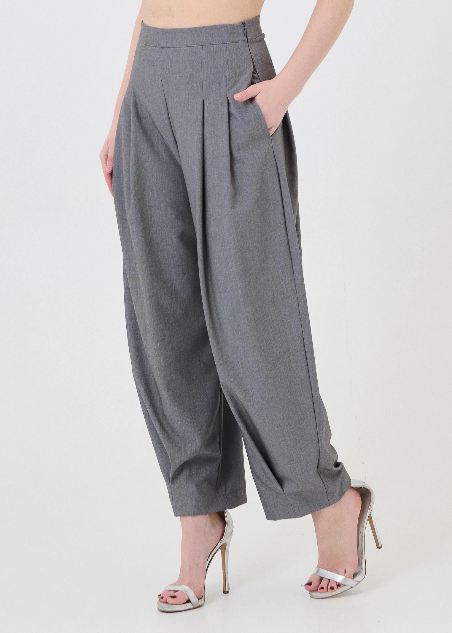 Pantalone con pences Vicolo grigio - Image 2
