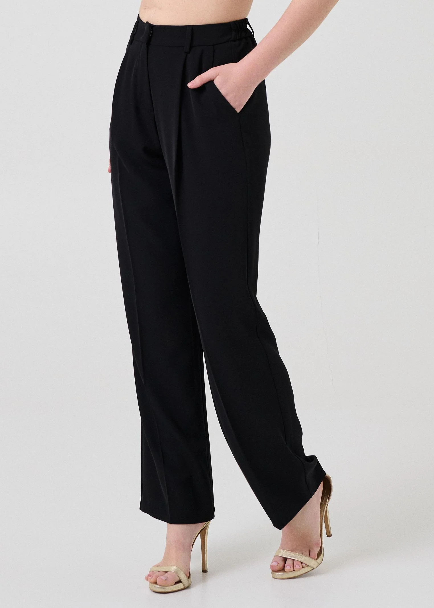 Pantalone con pinces Armoire nero - Image 2