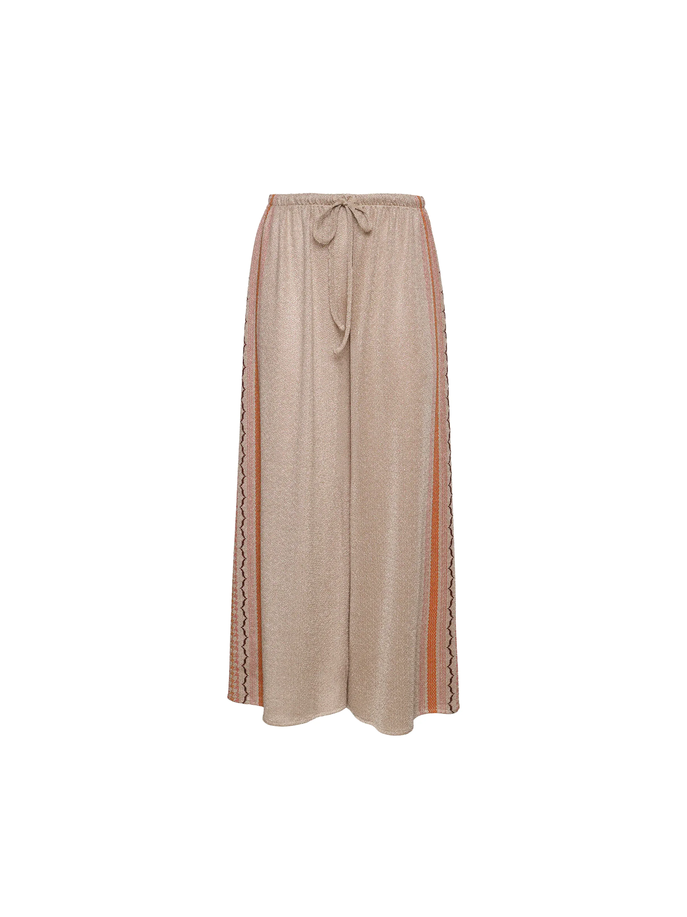 Pantalone Fk beige con bande laterali - Image 3