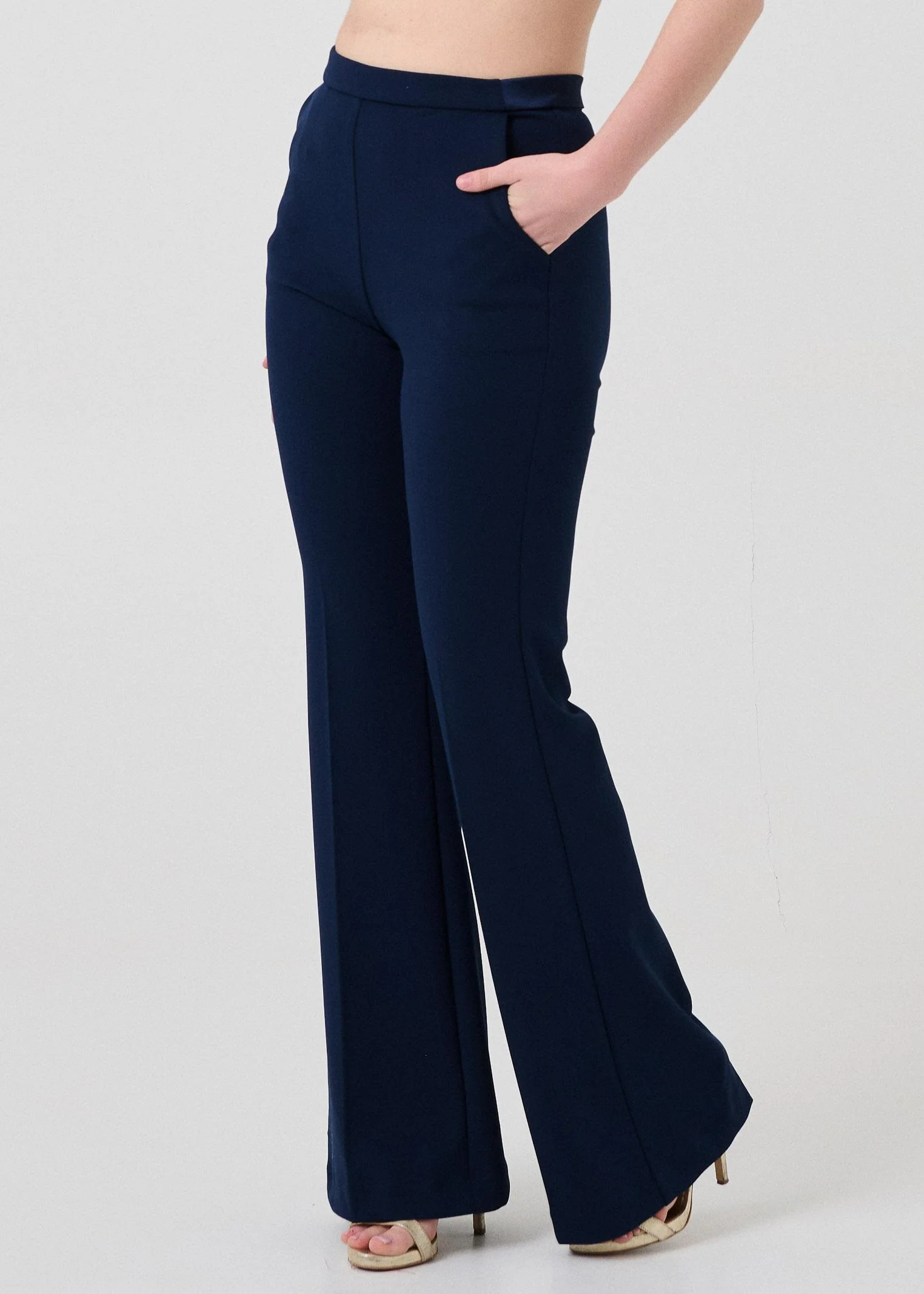 Pantalone "Flare" Armoire blu navy - Image 2