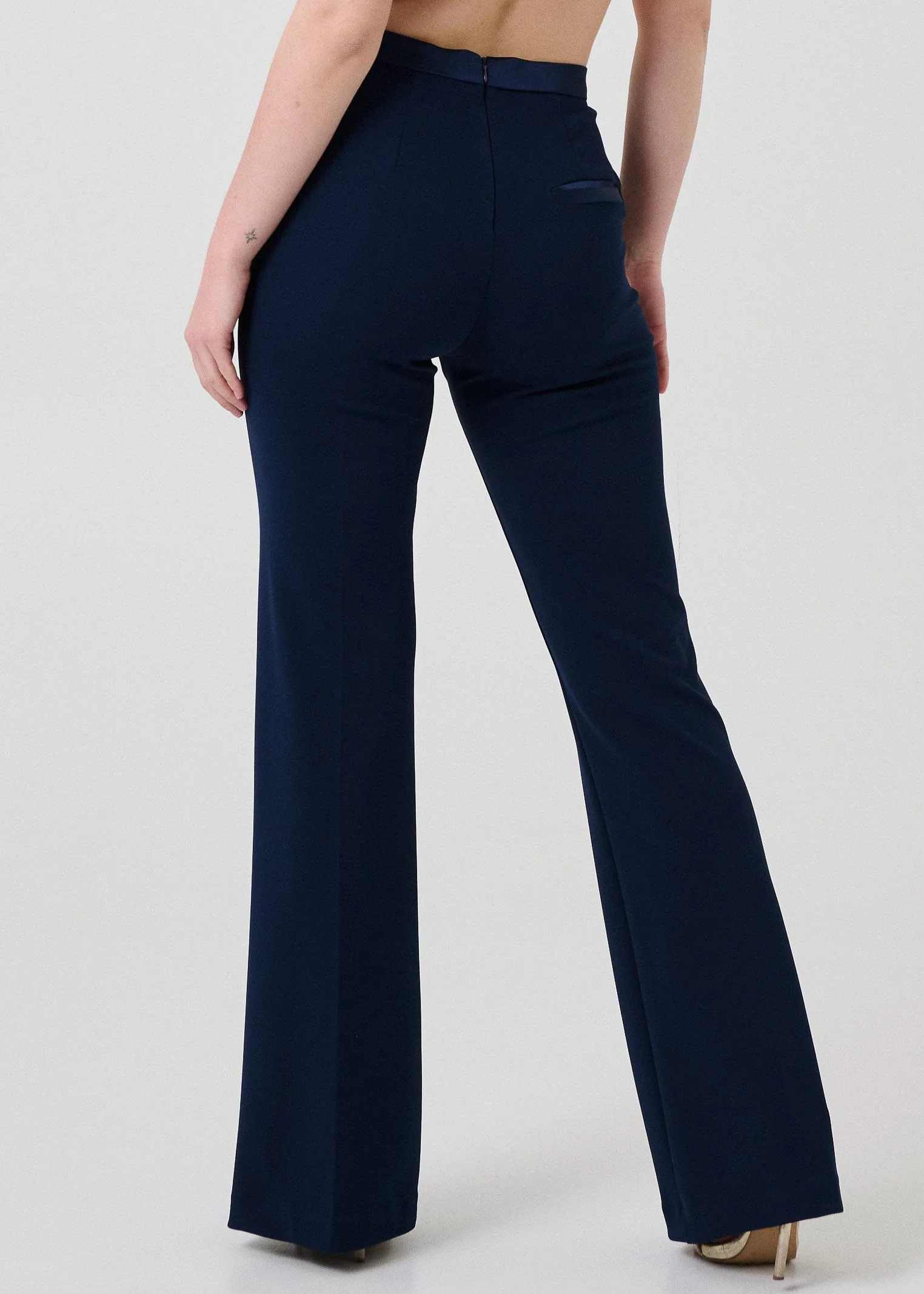 Pantalone "Flare" Armoire blu navy - Image 3
