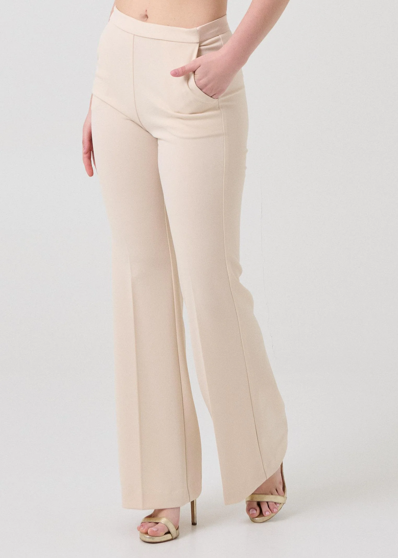 Pantalone "Flare" Armoire crema - Image 2