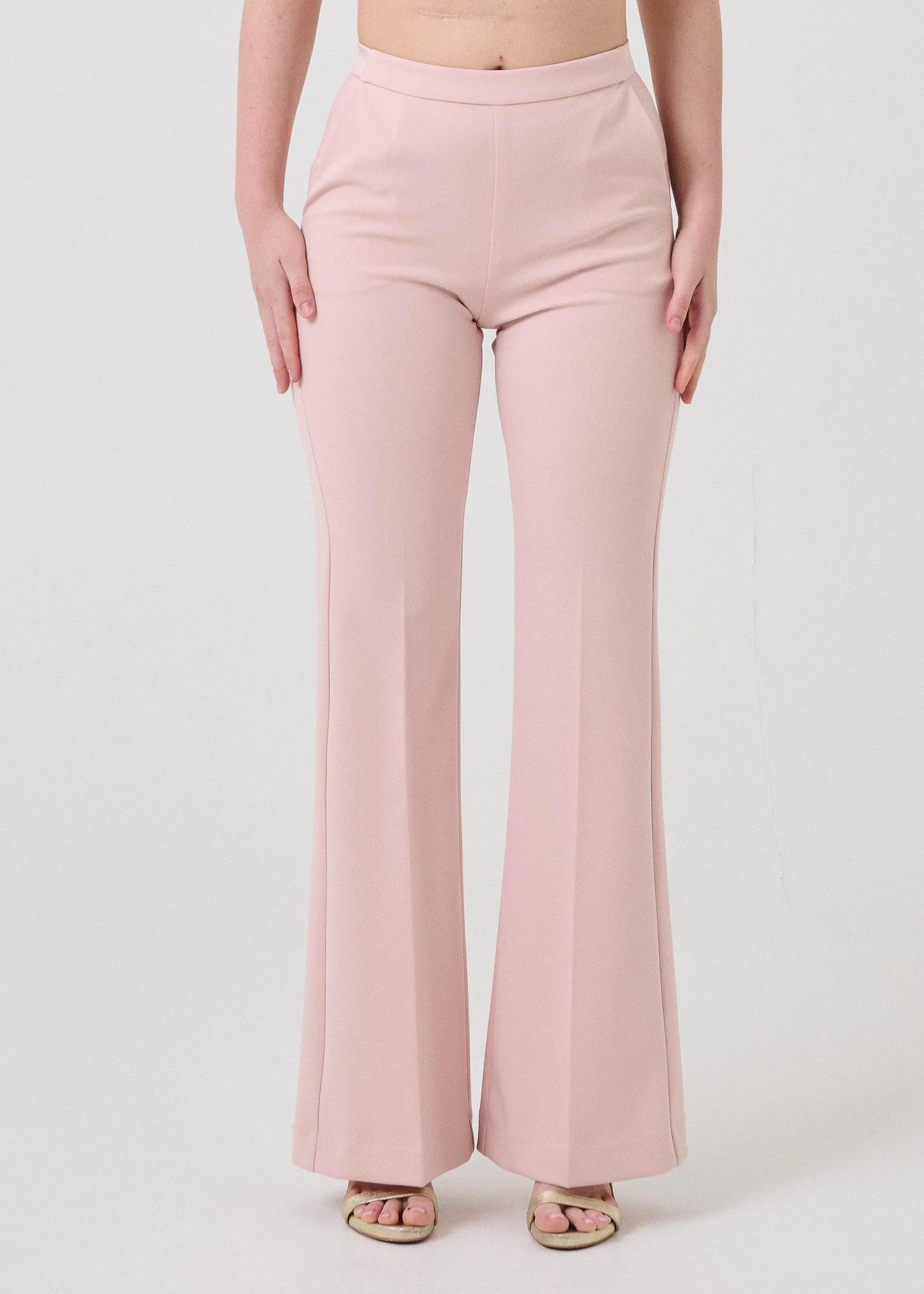 Pantalone "Flare" Armoire rosa cipria