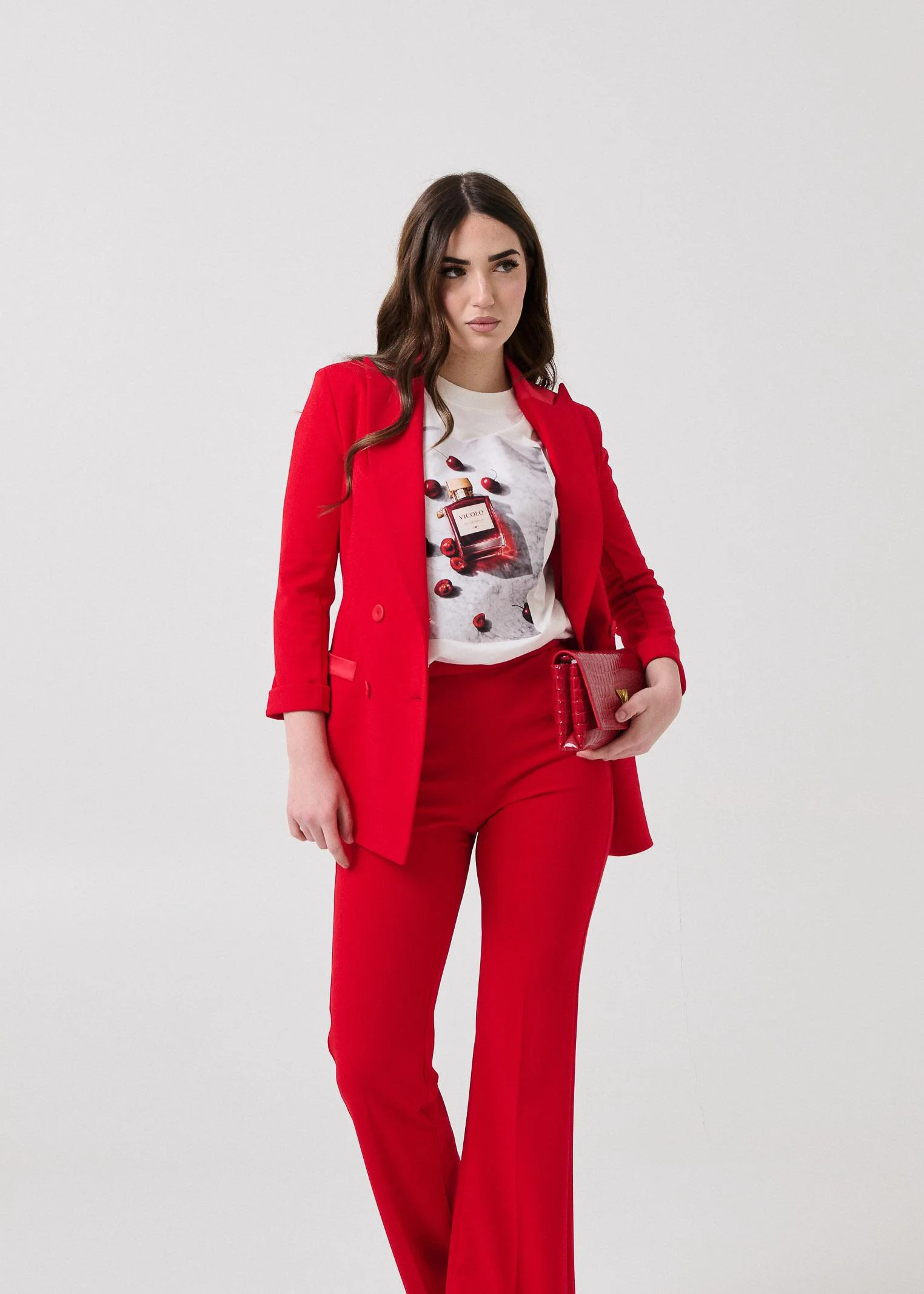 Pantalone "Flare" Armoire rosso - Image 4