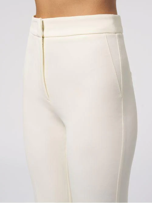 Pantalone "Flare Honey" Silence Limited bianco latte - Image 4