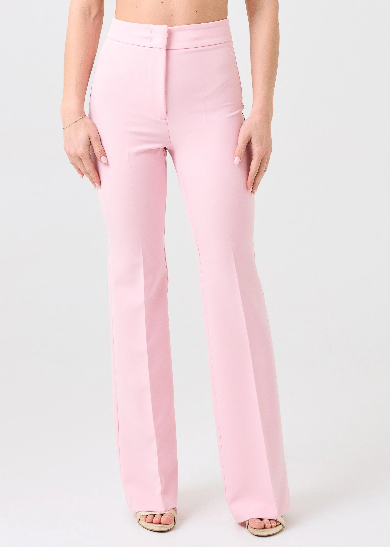 Pantalone "Flare Honey" Silence Limited rosa pastello