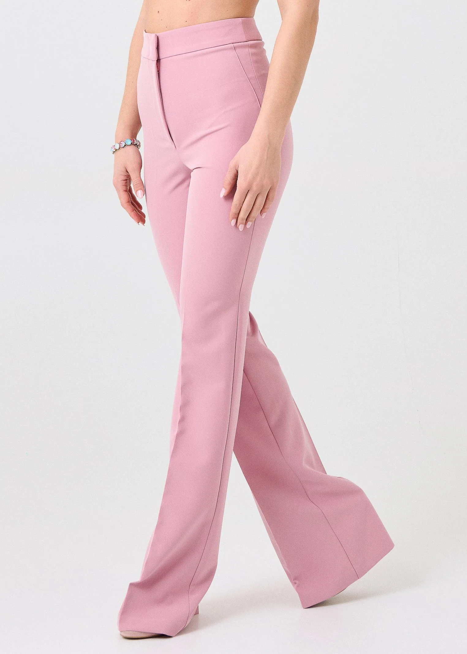 Pantalone "Flare Key" Silence Limited rosa - Image 2