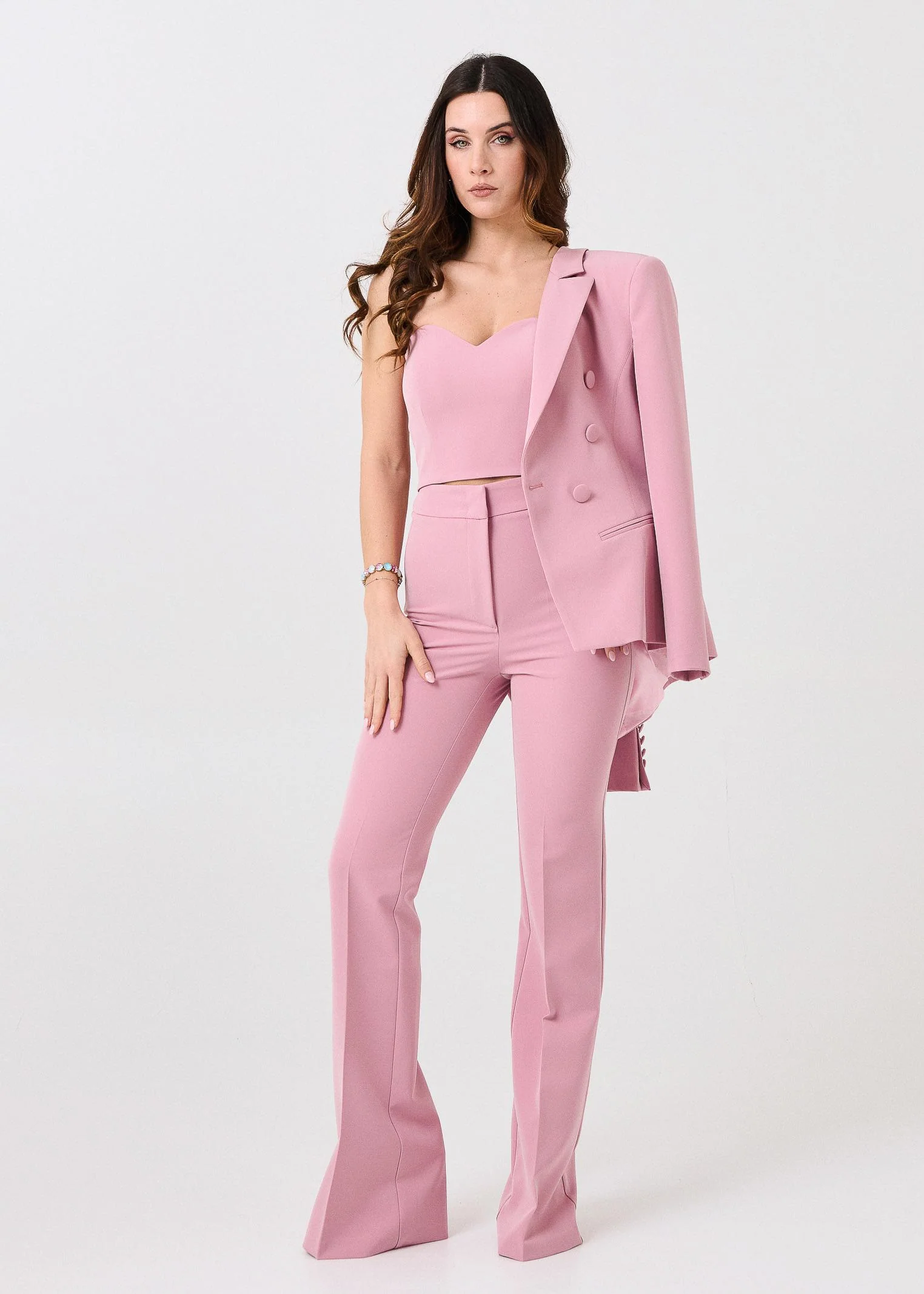 Pantalone "Flare Key" Silence Limited rosa - Image 4