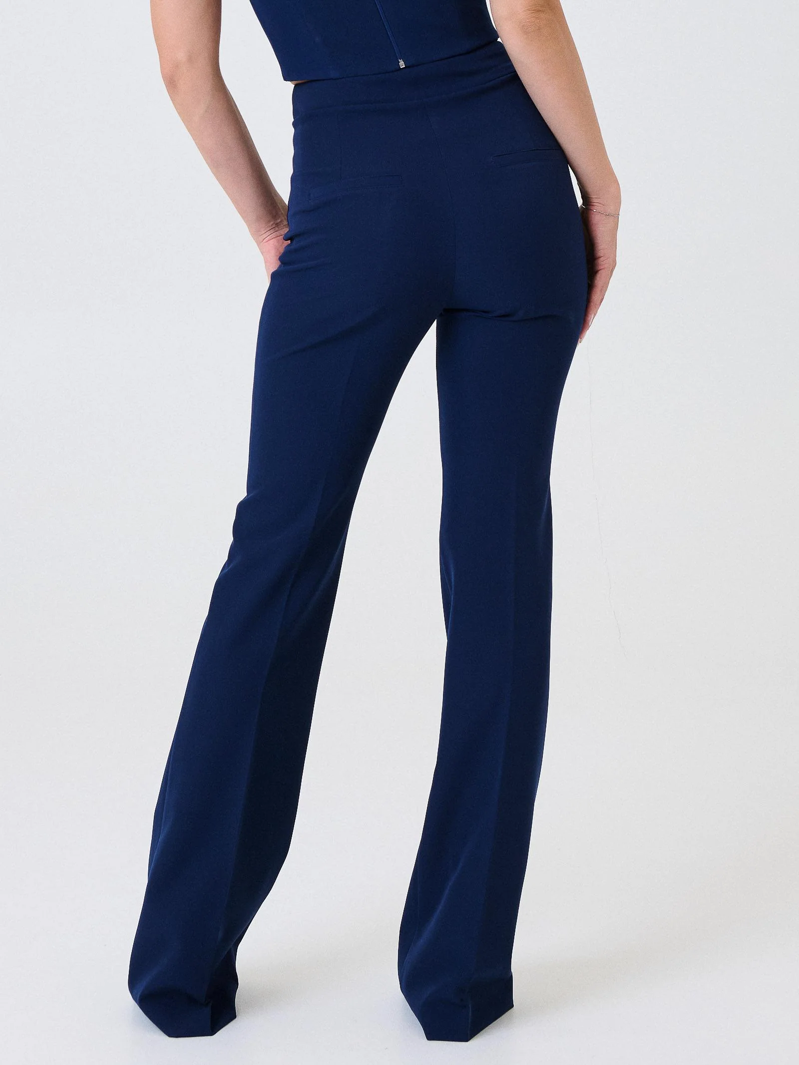 Pantalone "flare" Silence Limited blu navy - Image 3