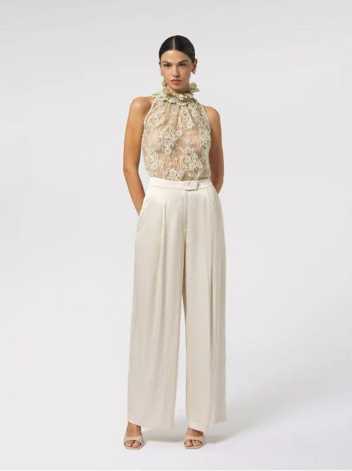 Pantalone "Fluid" Silence Limited sabbia - Image 3