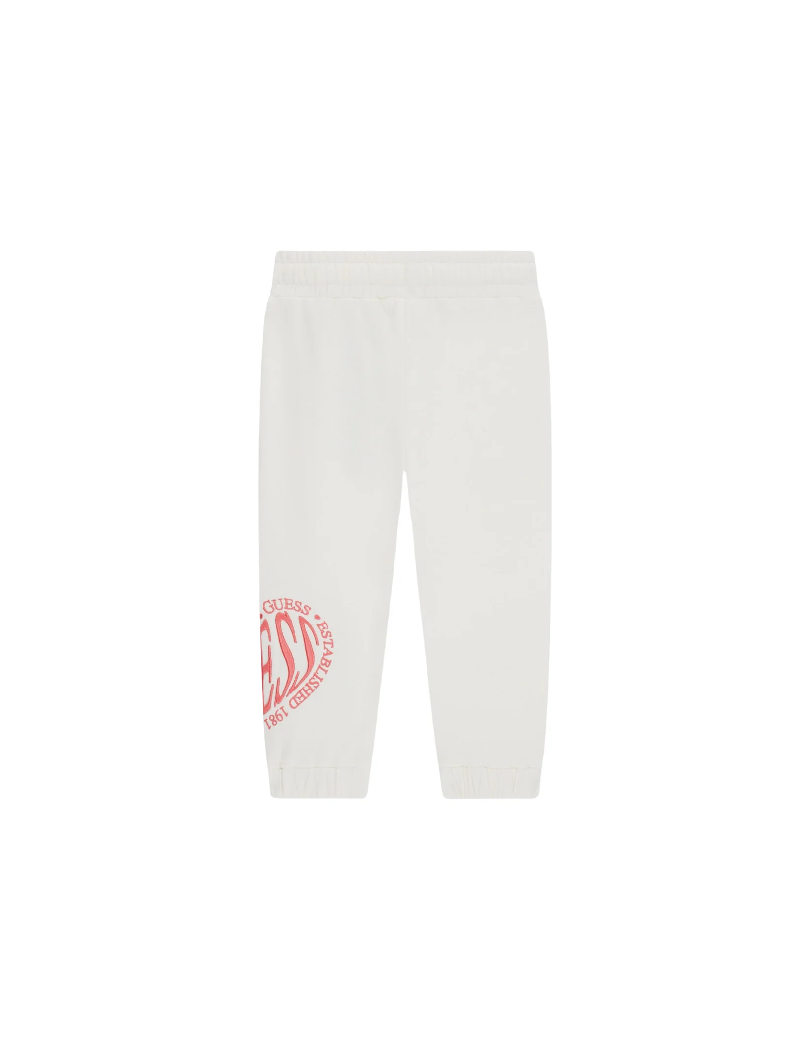 Pantalone Guess bianco con logo a cuore laterale - Image 2