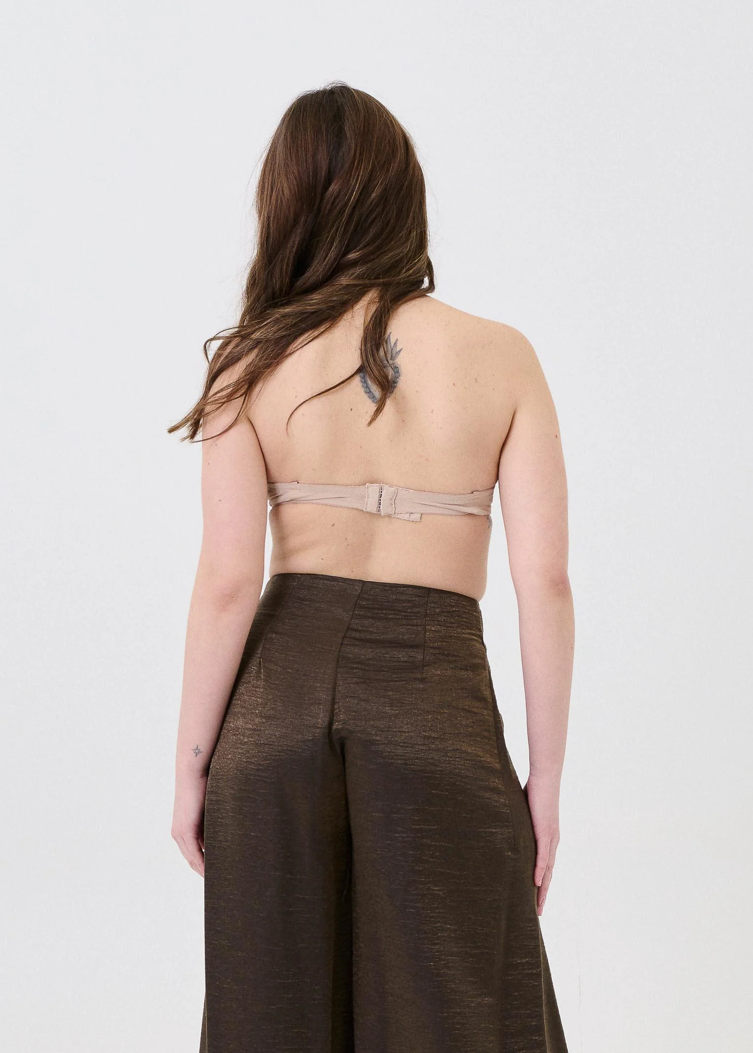 Pantalone Haveone moro con spacchi frontali - Image 3
