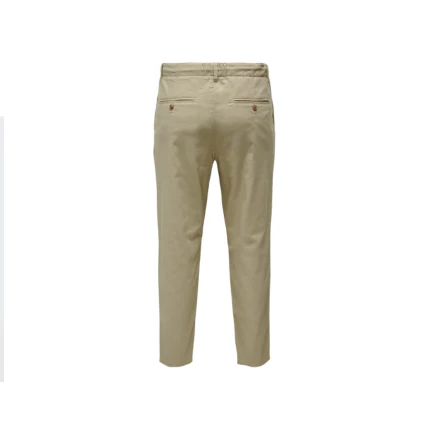 Pantalone in lino Only & Sons beige - Image 2
