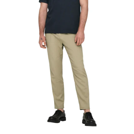 Pantalone in lino Only & Sons beige - Image 3