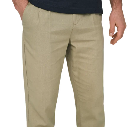 Pantalone in lino Only & Sons beige - Image 5