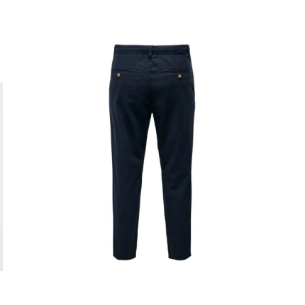 Pantalone in lino Only & Sons blu dark navy - Image 2
