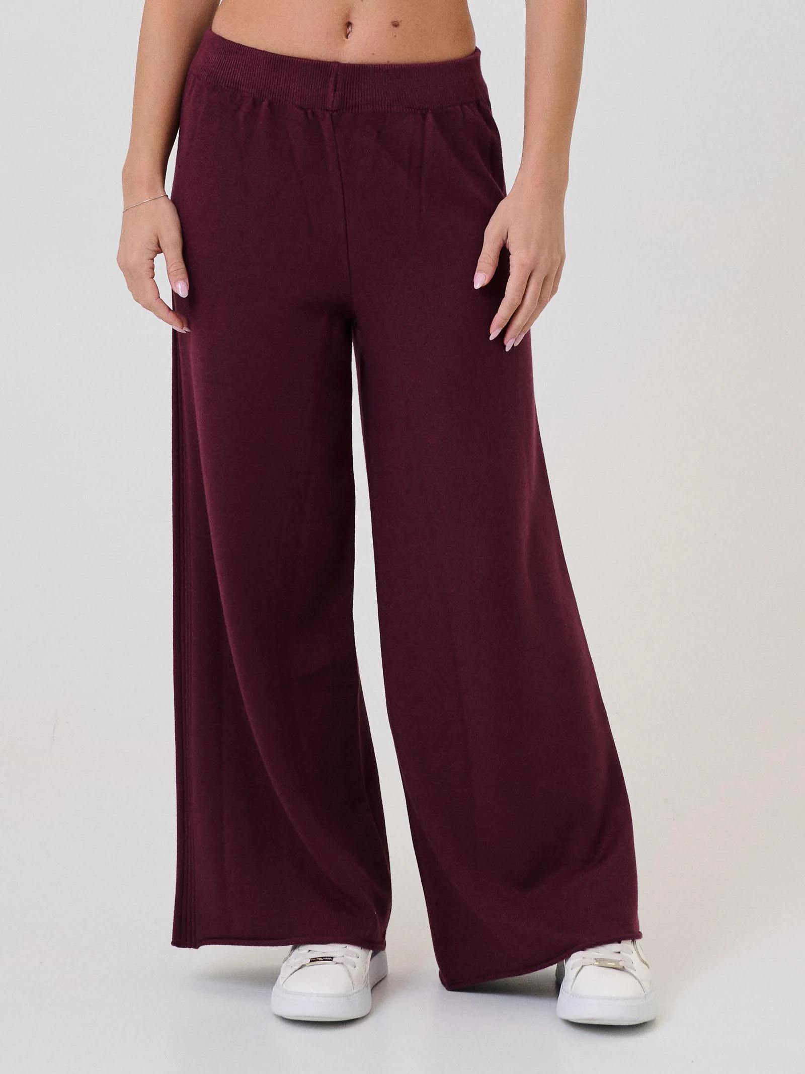 Pantalone in tuta a palazzo Armoire bordeaux