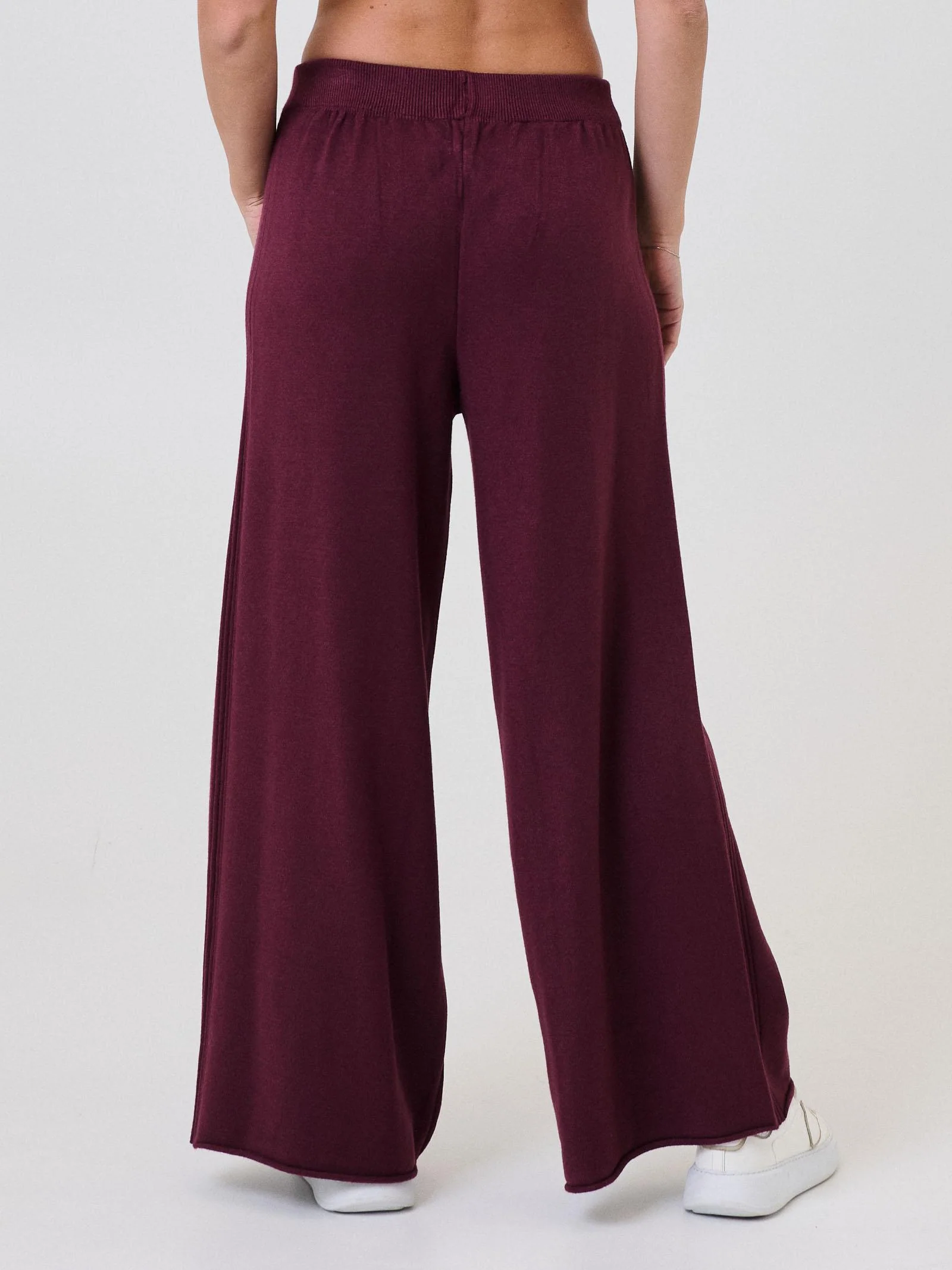 Pantalone in tuta a palazzo Armoire bordeaux - Image 3