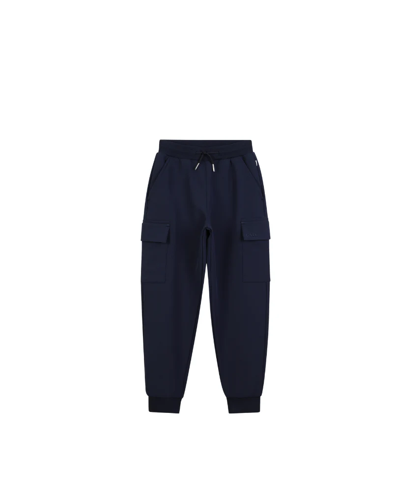 Pantalone in tuta cargo Boss blu navy