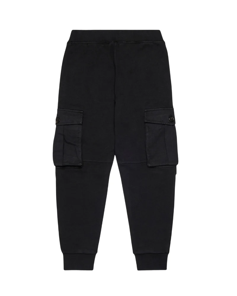 Pantalone in tuta Dsquared nero cargo - Image 2