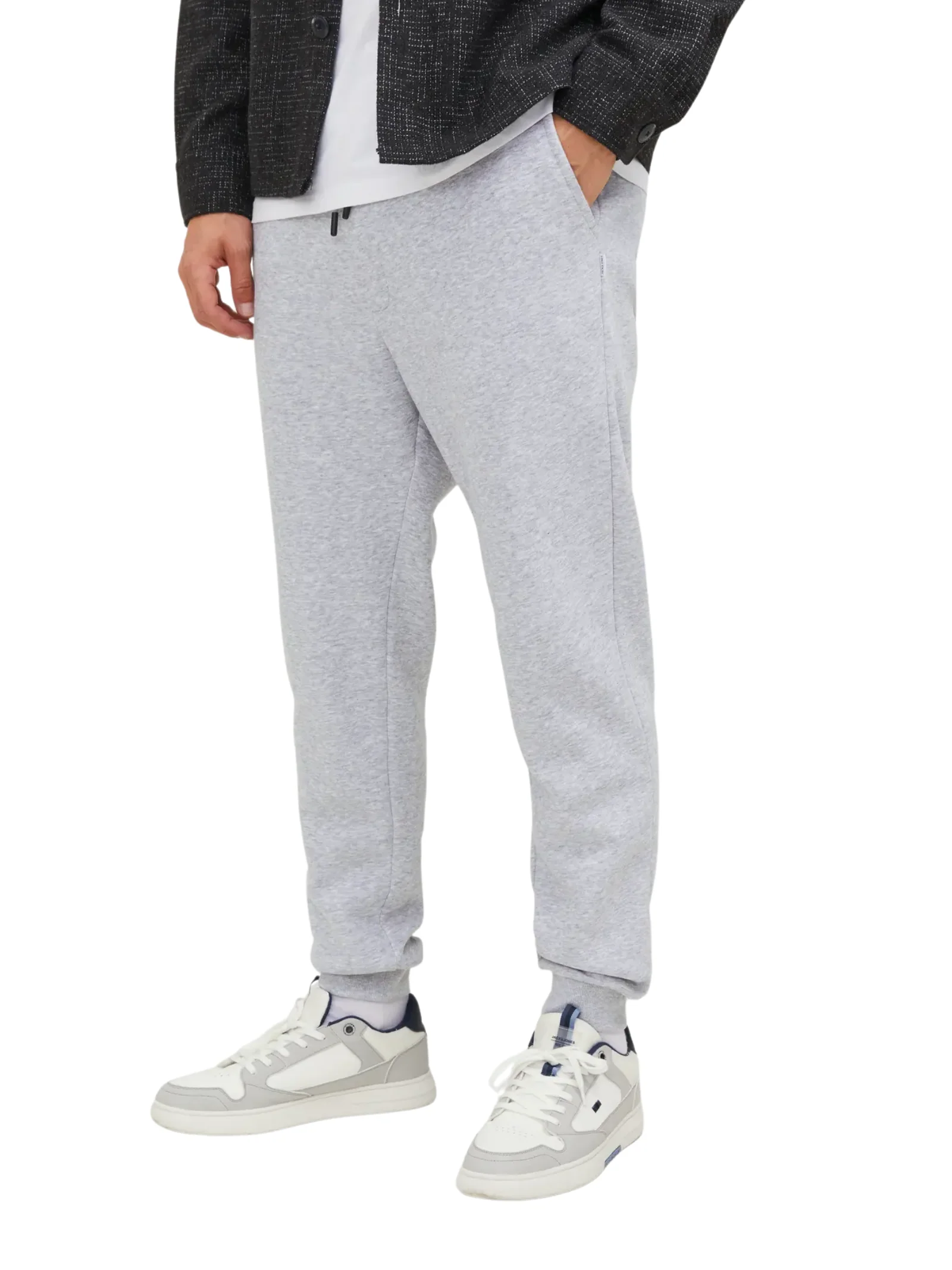 Pantalone in tuta Jack & Jones grigio chiaro melange
