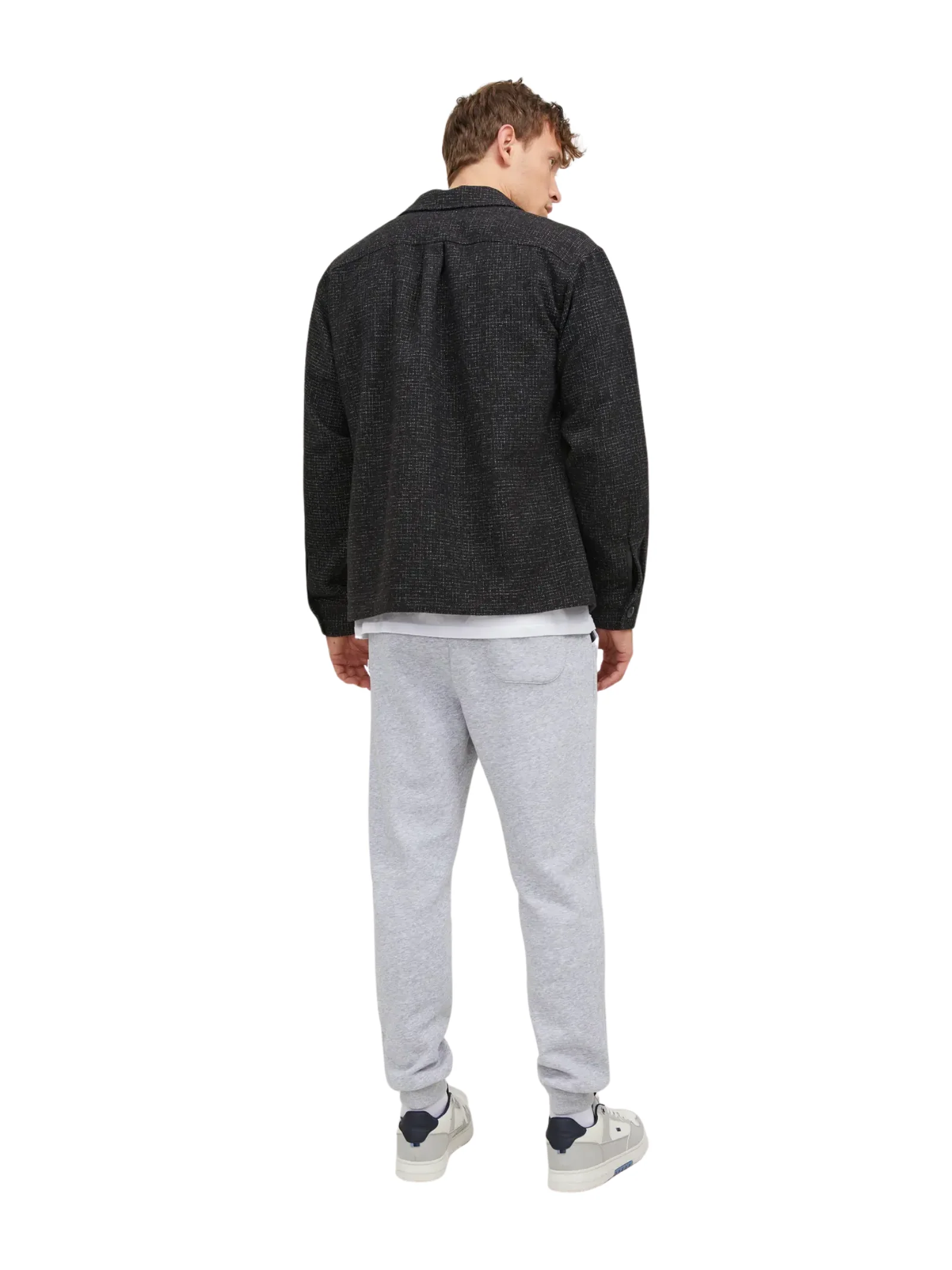 Pantalone in tuta Jack & Jones grigio chiaro melange - Image 3