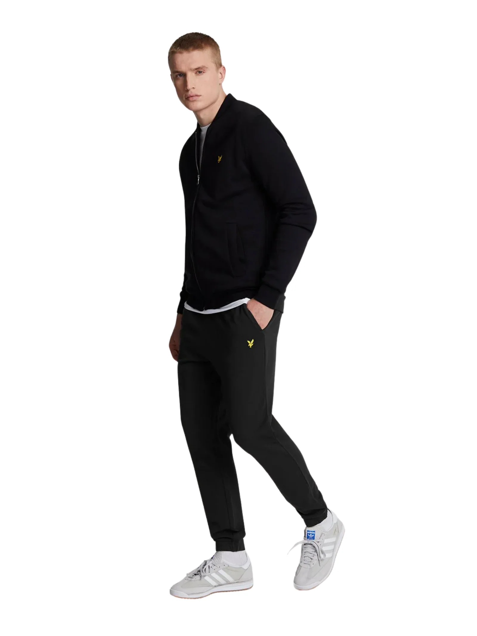 Pantalone in tuta Lyle & Scott nero - Image 3