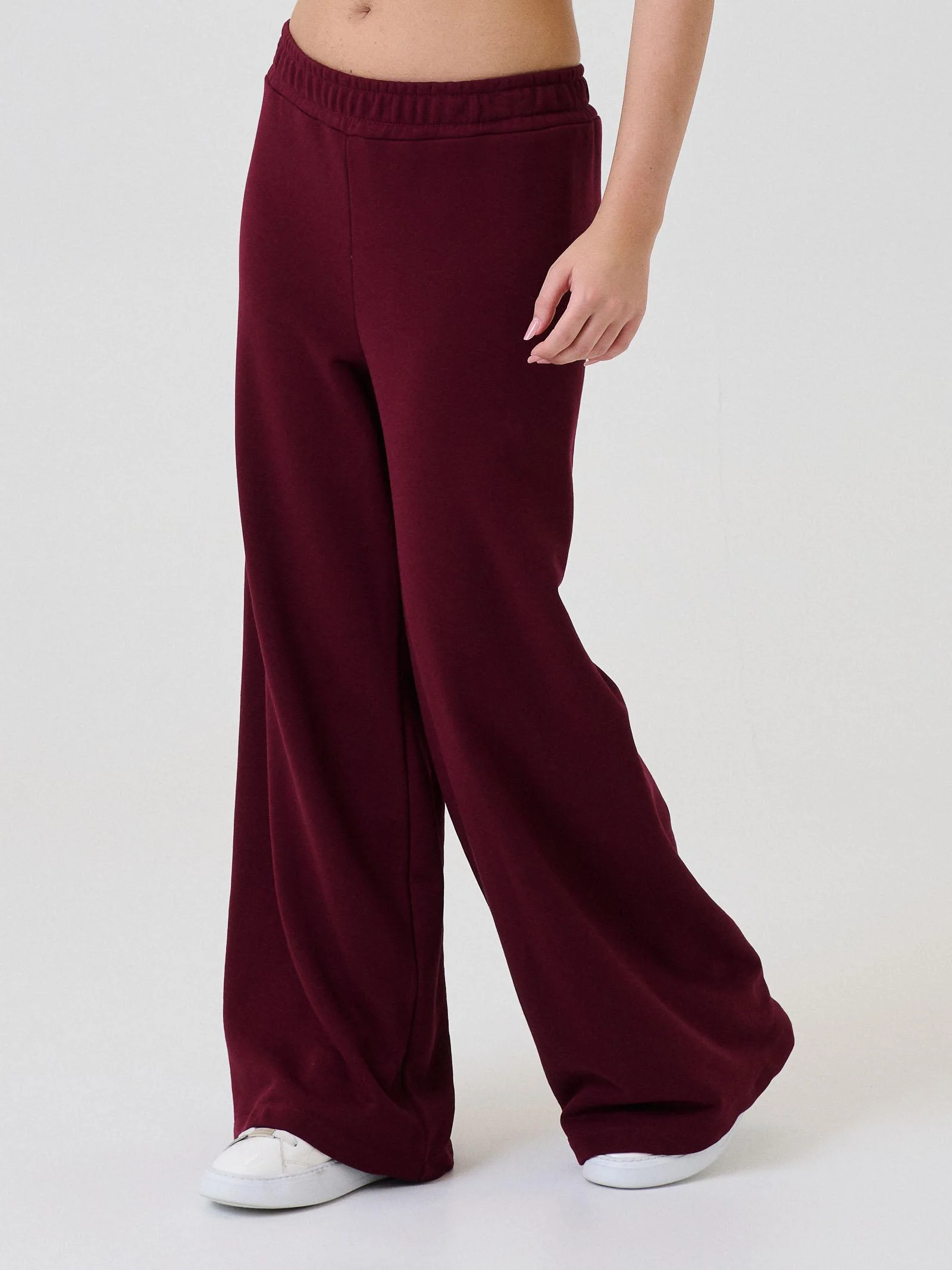 Pantalone in tuta Vicolo bordeaux a palazzo - Image 2