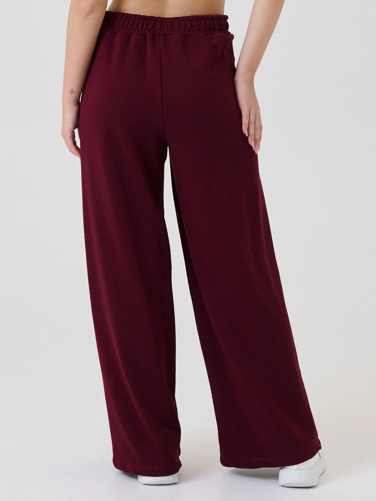 Pantalone in tuta Vicolo bordeaux a palazzo - Image 3