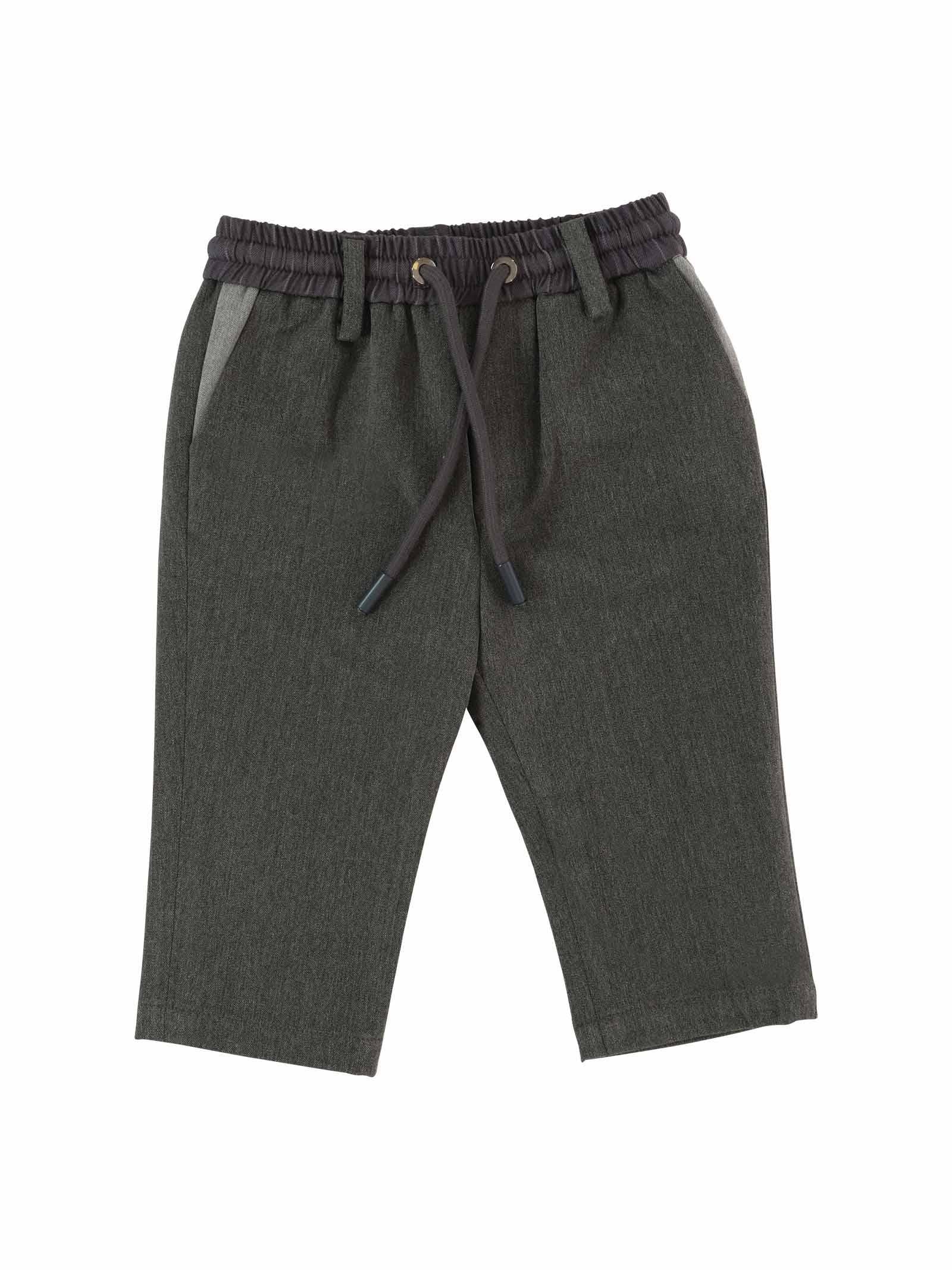 Pantalone John Richmond grigio con coulisse in vita