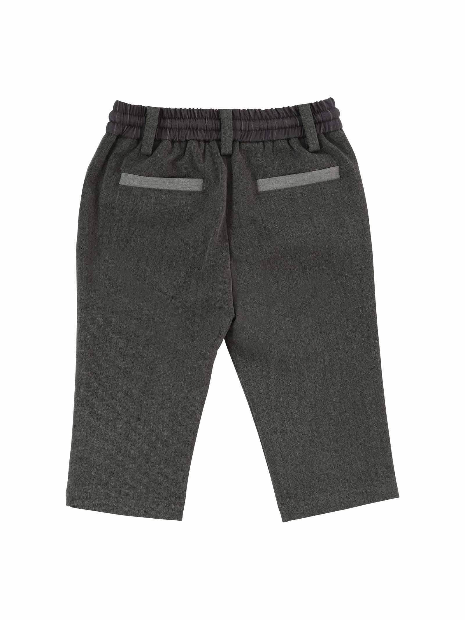 Pantalone John Richmond grigio con coulisse in vita - Image 2