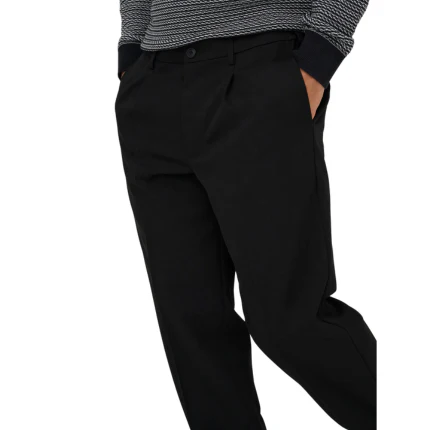 Pantalone Only & Sons nero con pinces - Image 5