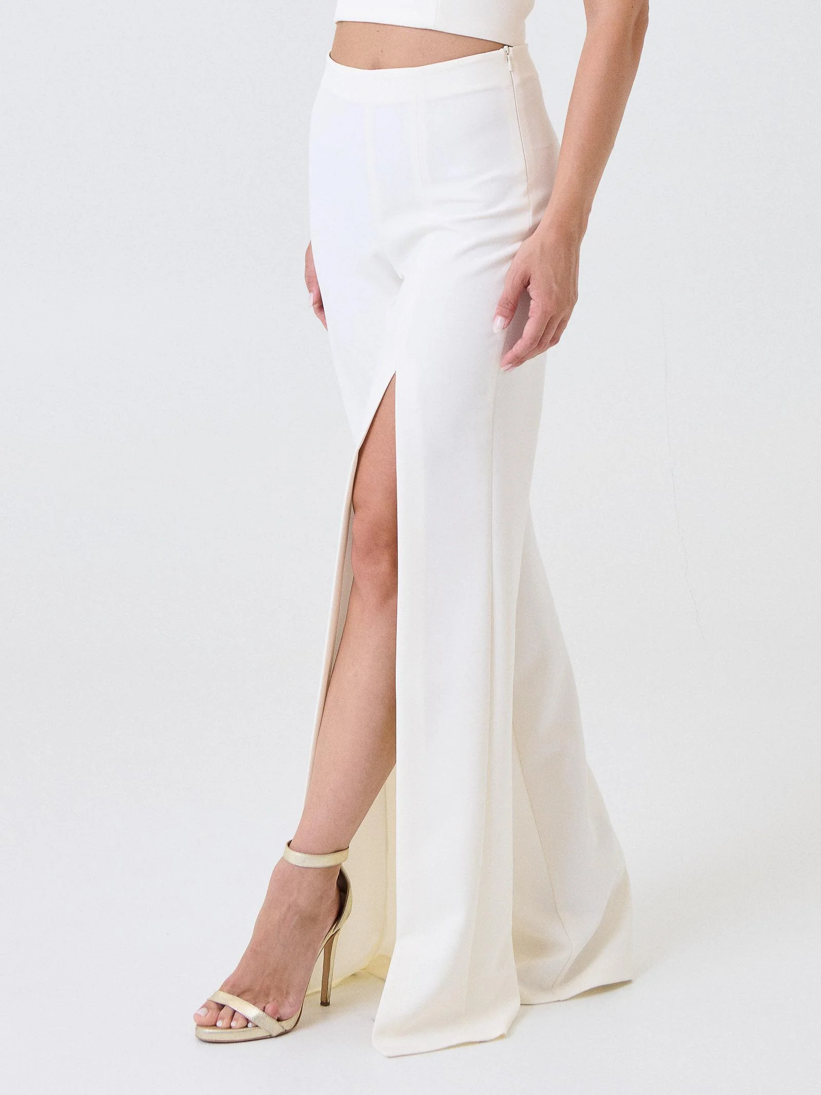 Pantalone "penta" Silence Limited bianco latte - Image 2