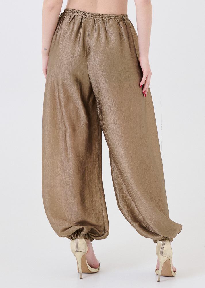 Pantalone Souvenir verde con fondo a palloncino - Image 3