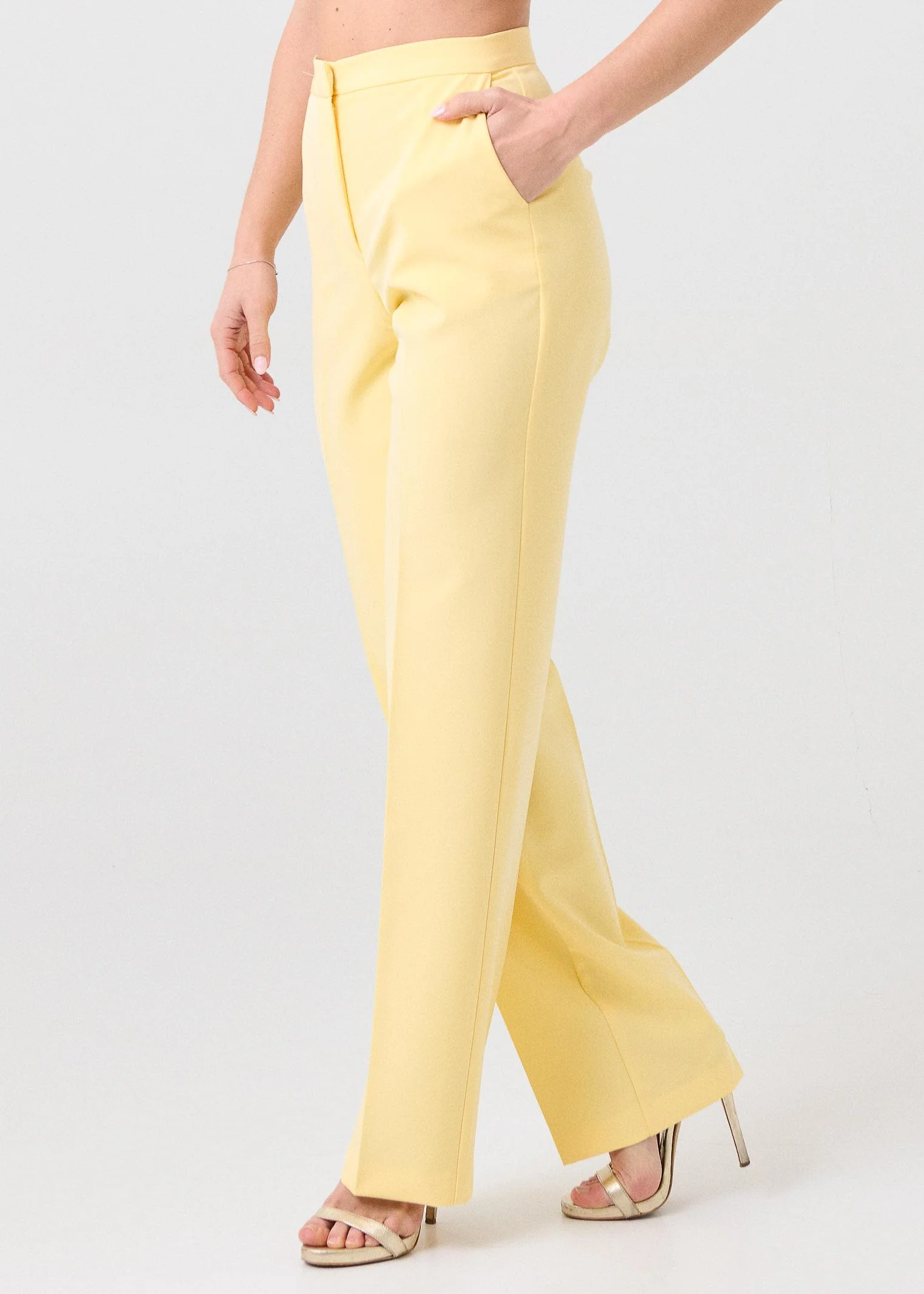 Pantalone "Strap" Silence Limited giallo - Image 2