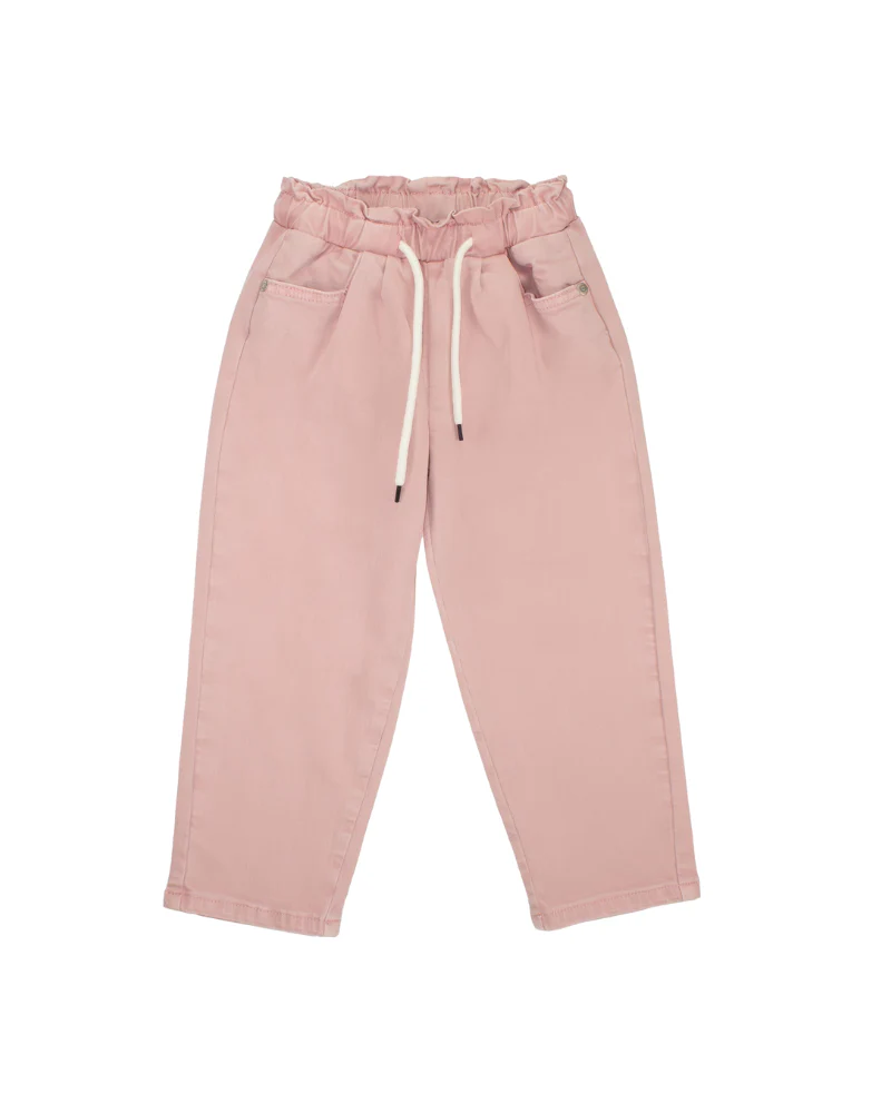 Pantalone Tobetoo rosa con coulisse